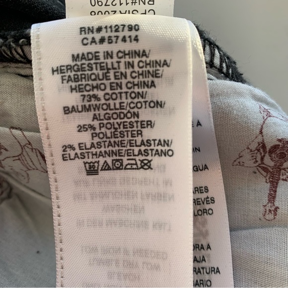 True Religion Girls Rocco Relaxed Skinny Jeans Distressed Black Size 14 Girls - Picture 11 of 14